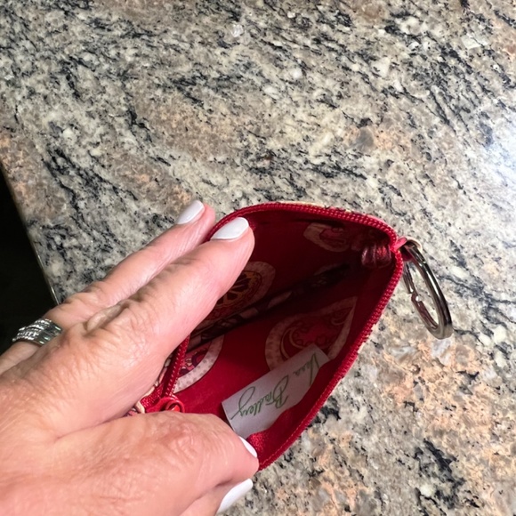 Vera Bradley Tote, wallet, and ID Wallet  in Rosy Posy Pattern - Picture 7 of 11